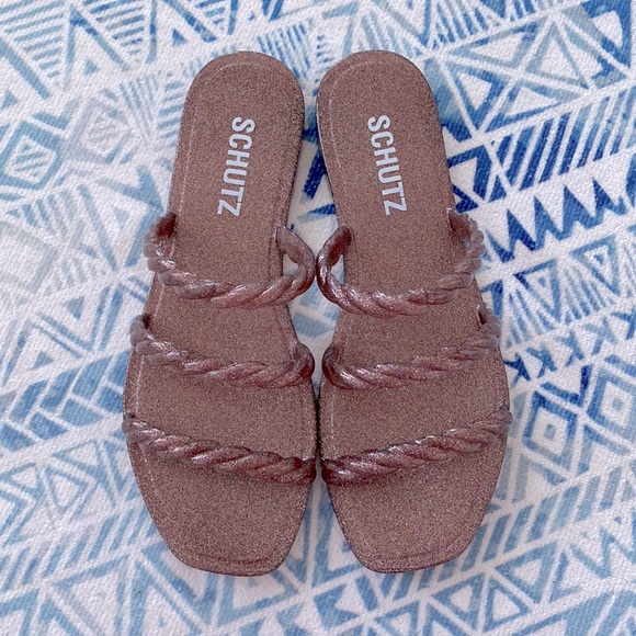 🌟Schutz Glitter Rose Sandals🌟 - Picture 7 of 8